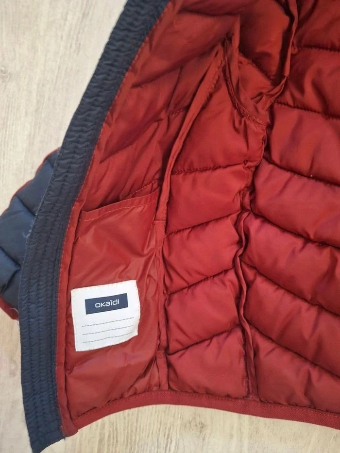 Chaqueta/Chaqueta de niño bicolor azul marino/burdeos Okaïdi - 4 años – photo 8